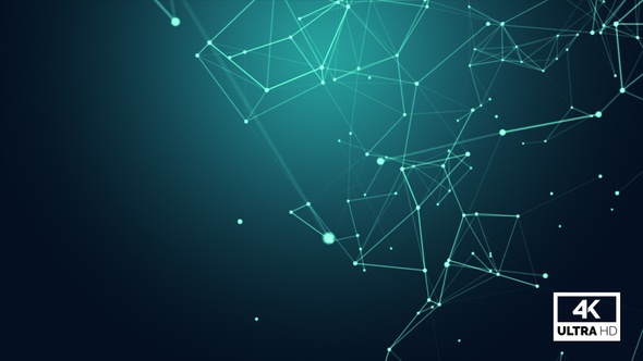 Blue Plexus Background Looped V4 alt