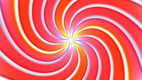  Abstract twirl candy vortex animation with in creative trendy red or orange color creative Candy.