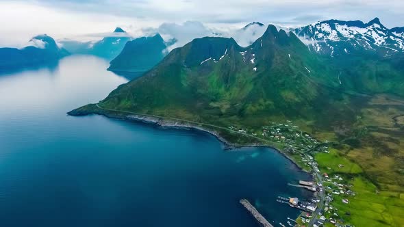 Mefjordvar, Island Senja. Beautiful Nature Norway Natural Landscape Mefjord