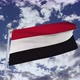 Yemen Flag With Sky 4k - VideoHive Item for Sale