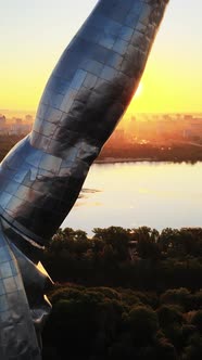 Motherland Monument in Kyiv Ukraine