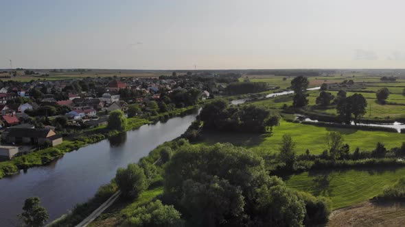 Tykocin and Narew river, Poland