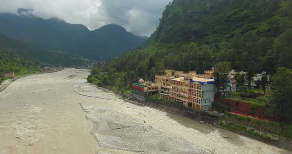 River Ganges in Himalayas.