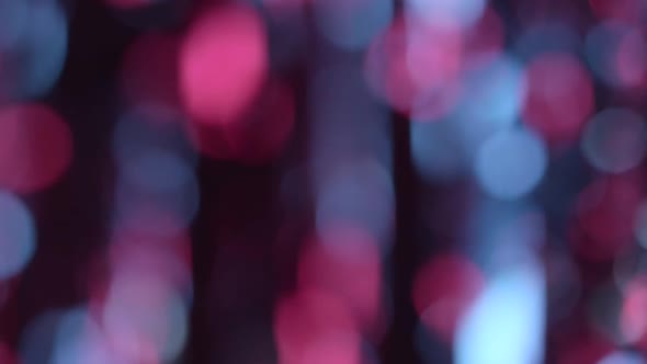 Abstract Lighting and Bokeh for Blurred Effect Background