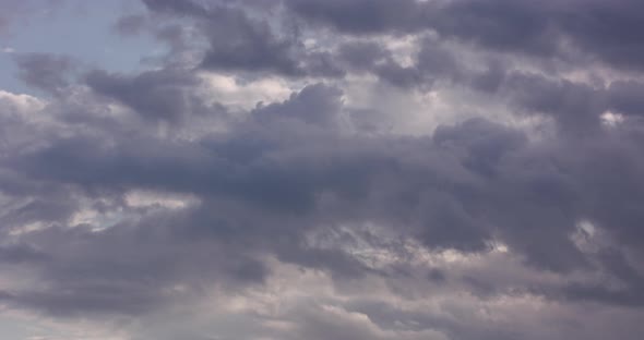 Timelapse Of Cloudy Sky