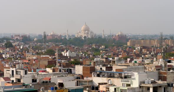 Panorama of Agra City India