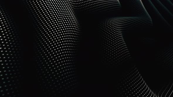 Minimal Black Background Wave