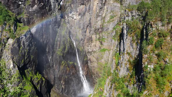 Voringsfossen Waterfall, Mabodalen Canyon Norway