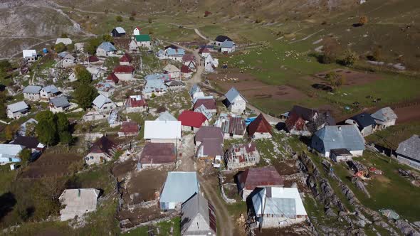 Unique and traditional village. Unique village in Europe. Medieval traditional way of living.