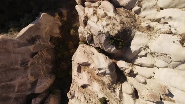 Aerial View Cappadocia Landscape