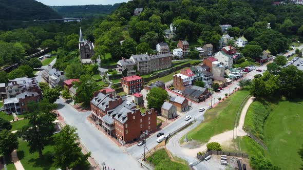 Harper's Ferry, West Virginia, site of John Brown's raid to incite a massive slave rebellion in the