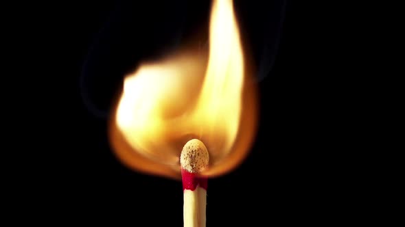Slow Motion Match Igniting