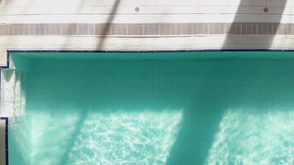 Woman swimmer in the pool