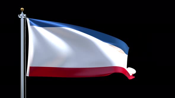 Crimea Waving Flag