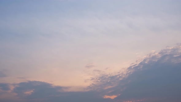 4K Sky Time lapse, Burning sky and shining, Red purple orange blue pink sunset.