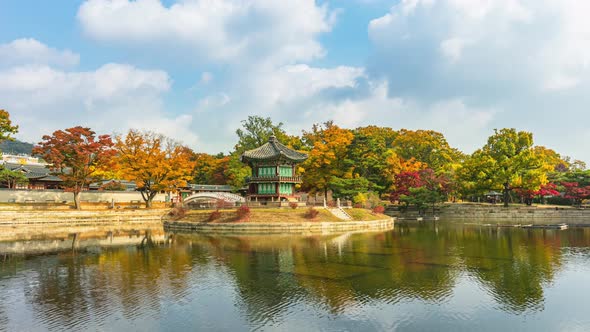 Gyeongbokung in Autumn Seoul South Korea