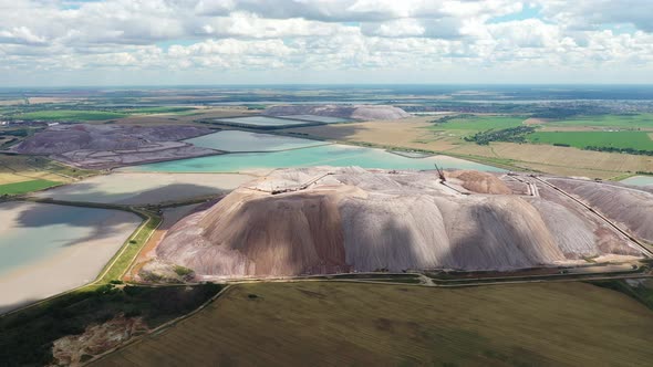 Mountains of Products for the Production of Potash Salt and Artificial Reservoirs