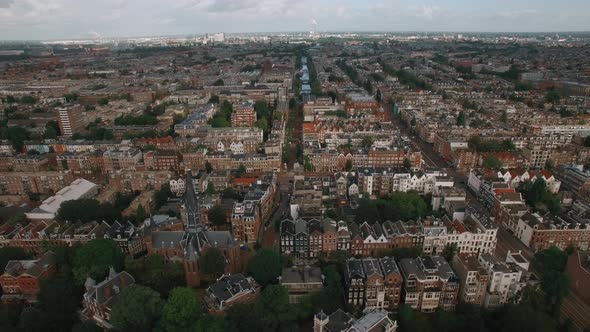 Amsterdam Aerial Panorama, Netherlands