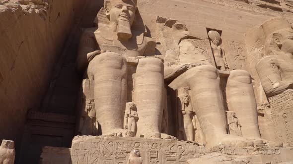 Aswan Egypt Great Abu Simbel Temple of Pharaoh Ramses