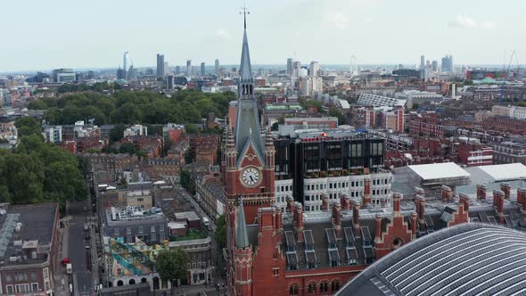 Fly Around Clock Tower