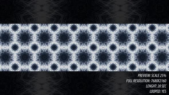 Ice Kaleidoscope Pattern Background