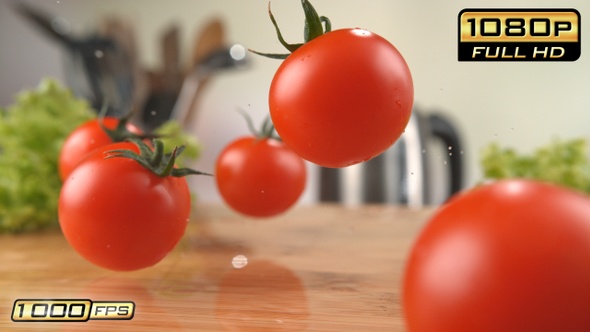 Bouncing Cherry Tomatoes