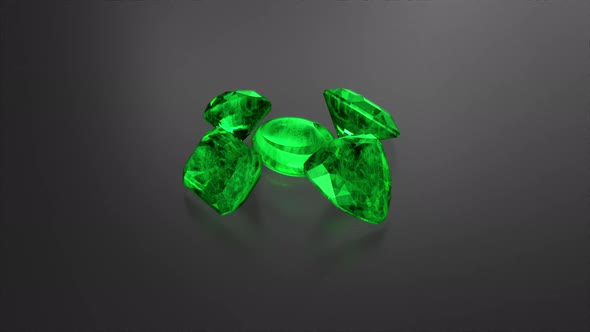 Emeralds On Seamless Loop