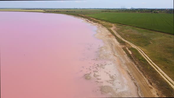 SasykSivash is the Largest Lake and Salt Lake on the Crimean Peninsula