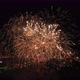 Beautiful Festive Fireworks Against the Dark Sky Late at Night - VideoHive Item for Sale