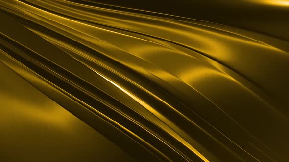 Gold Steel Waving Background