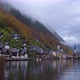 Traditional homes near lake in famous Hallstatt village - VideoHive Item for Sale