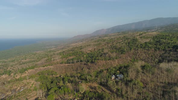 Tropical Landscape Sea Coast, Mountains