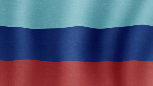 The national flag of Luhansk Republic