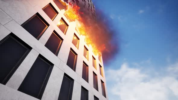 City Building Fires 4K 02