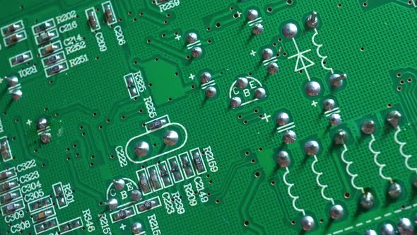 Circuit Board With Microchips