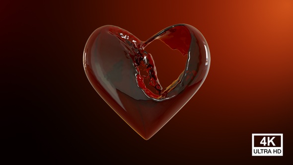 Heart Filling With Cola 4K alt