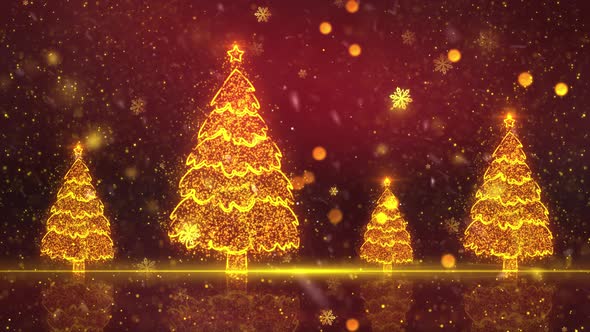 Christmas Trees Background 16