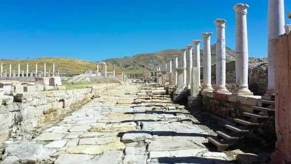 The ancient city of Tripolis - Denizli - Turkey.	