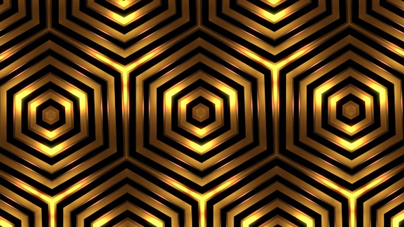 Vj Gold Glow Background 09