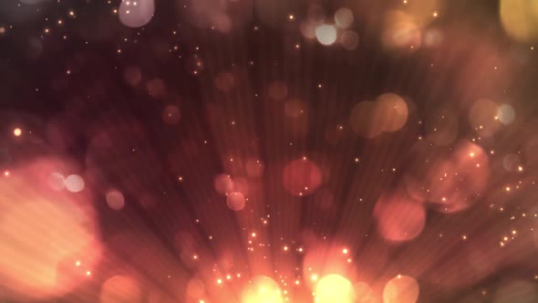 Bokeh Lights Particles Background