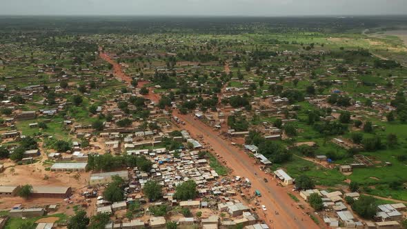 Africa Mali Village Aerial View 21