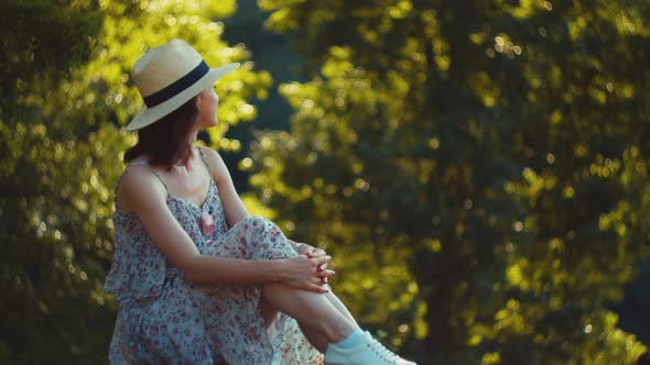 Young girl in the park