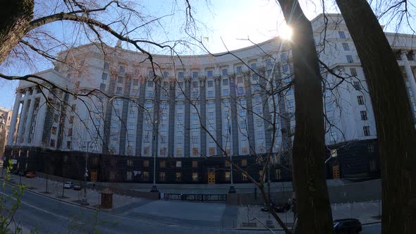 The Symbol of Politics in Ukraine  Government Building