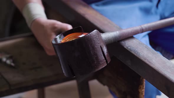 Blown Glass Processing on the Barrel