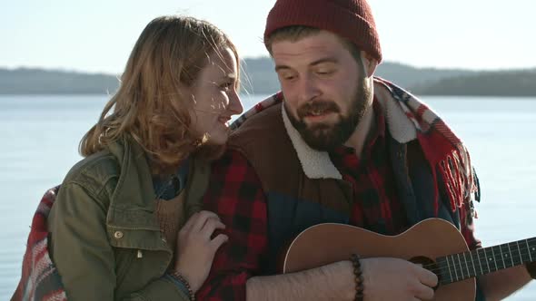 Loving Couple on Romantic Date