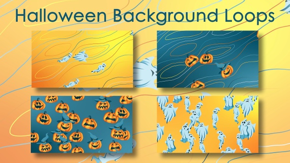 Halloween Background Loops