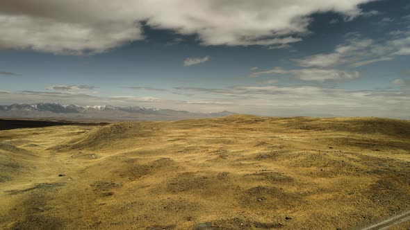 A Desert Area in a Mountain Valley