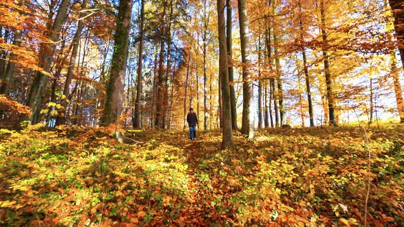 Woman Hiking