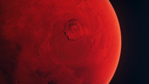 Mars. Red Planet. Solar planet