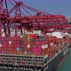 Drone fly over Hong Kong container terminal  - VideoHive Item for Sale